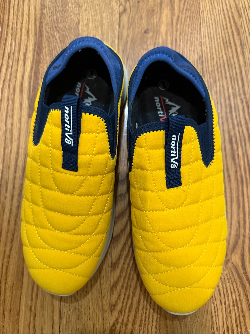northV8 Quilted Slip-On Loafers in Bright Yellow